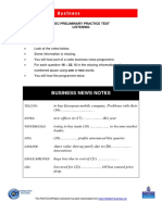 BEC Prelim Listening Part Three PDF