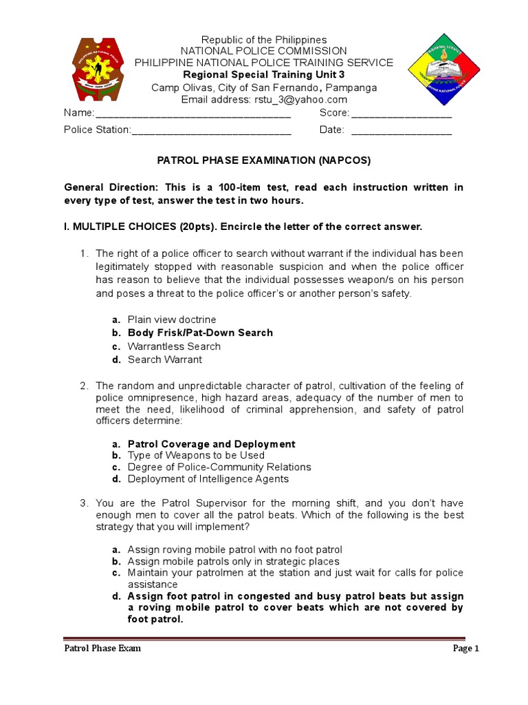 Patrol Supervisor Guidelines and Strategies | PDF | Police Officer | Police