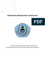 PKKNB Dan Binaugurasi Tahun 2016