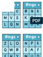 Capital Letter Alphabet Bingo