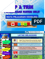 Tips - Trik Materi Sulit Sosiologi 2018.Pptx - Onih