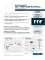 Boletín Sectores Económicos Índice de Producción Industrial (Ipi) Marzo 2019