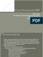 Tata Cara Perizinan PBF