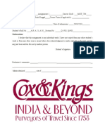 Cox and Kings IPO Analysis