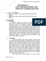 Pam0042 10 Menganalisis Hubungan Genre Pada Setiap Tahapan Tek Laporan Kegiatan PDF