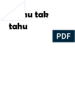 Kamu Tak Tahu