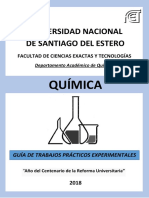 Universidad Nacional de Santiago Del Estero: Química