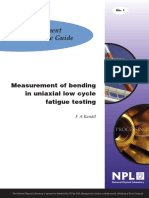 MGPG 1 - Measurement of Uniaxial Bending in Low Cycle Fatigue Testing