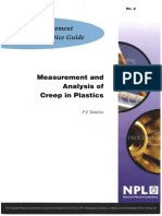 MGPG 2 - Measurement and Analysis of Creep in Plastics