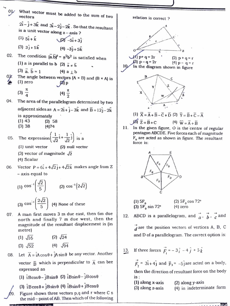 vector assignment