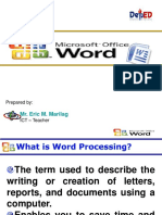 MS Word Mail Merge Lesson
