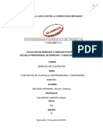 Contratos de Clausula Compromisoria y Compromiso Arbitrario PDF
