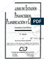 Esteo Sánchez, Francisco - Análisis de Estados Financieros - Planificación y Control, Comentarios y Casos Prácticos 3a.ed PDF