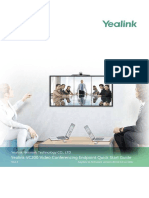 Yealink VC200 Video Conferencing Endpoint Quick Start Guide V32.3