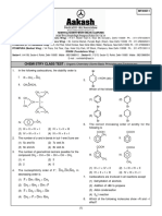 Organic chemistry principles and techniques test