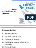 Corporate Finance and The Financial Manager