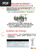 Análisis de Riesgo en Maquinaria y Equipo | PDF | Riesgo