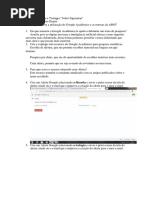 Estudo Dirigido Sobre a Utilização Do Google Acadêmico e as Normas Da ABNT