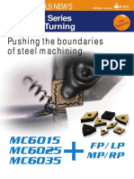 Pushing The Boundaries of Steel Machining.: ISO Insert Series For Steel Turning