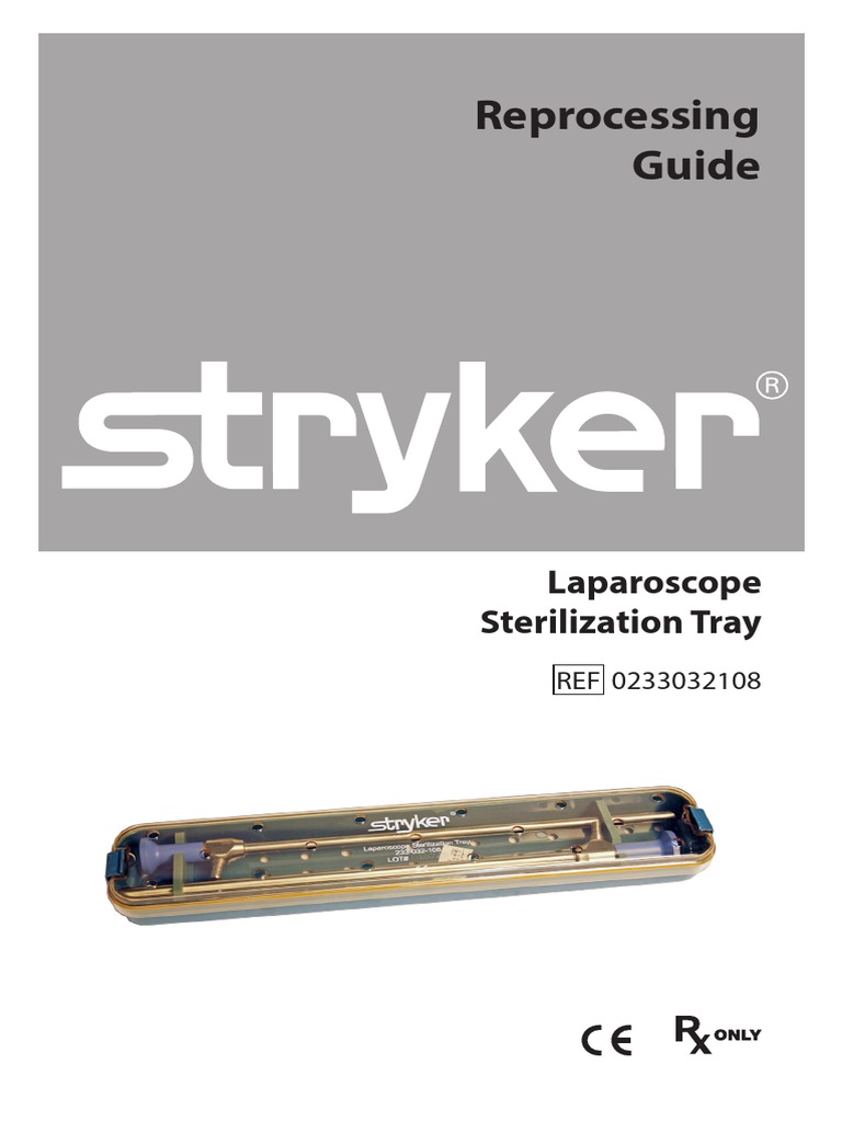 Stryker Instructions Sterilization PDF Sterilization (Microbiology