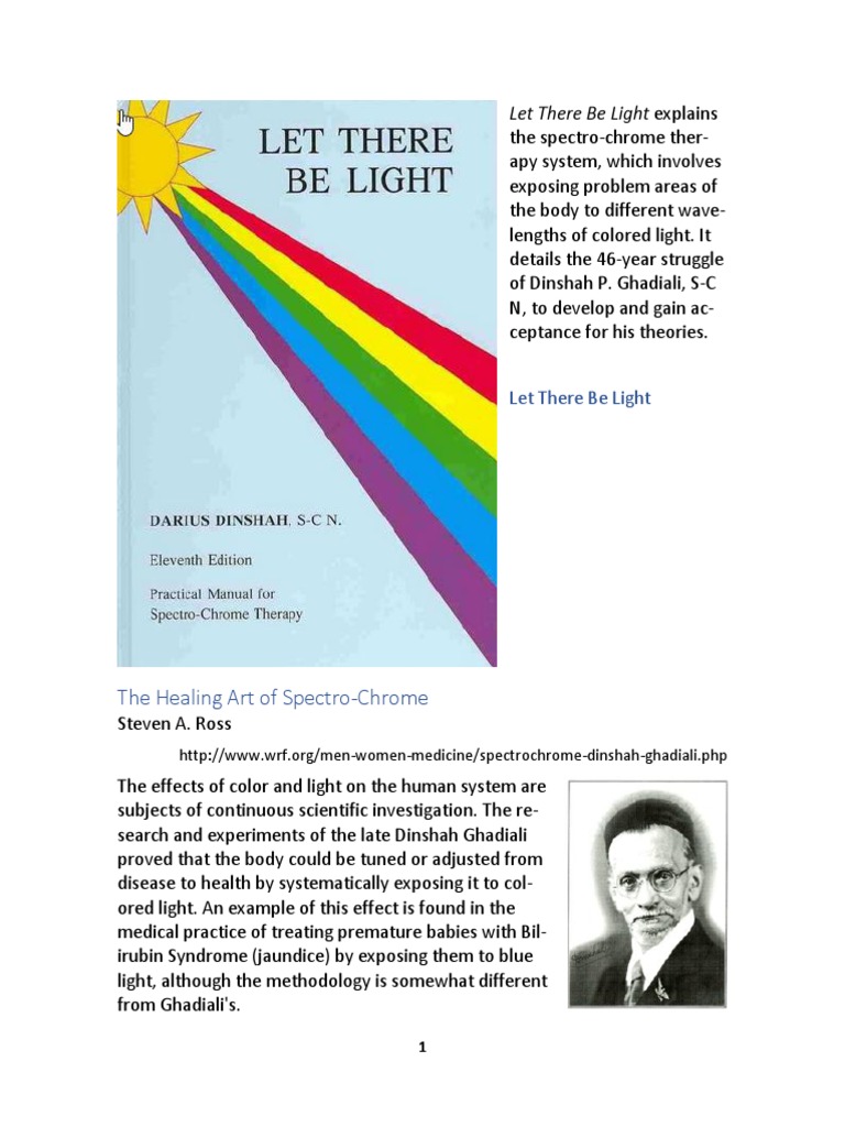 Let There Be Light Explains The Spectro PDF | PDF | Surgery | Clinic