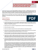 34 DuPont MECS Startup Shutdown Procedure For MET Plants Sulfuric Acid