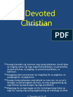 A Devoted Christian: 1 Timothy 4:12-15