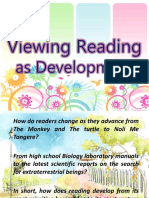 Viewing Reading as Devt.