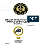 Comando Conjunto Latino Manual de Introducción General: Contenido