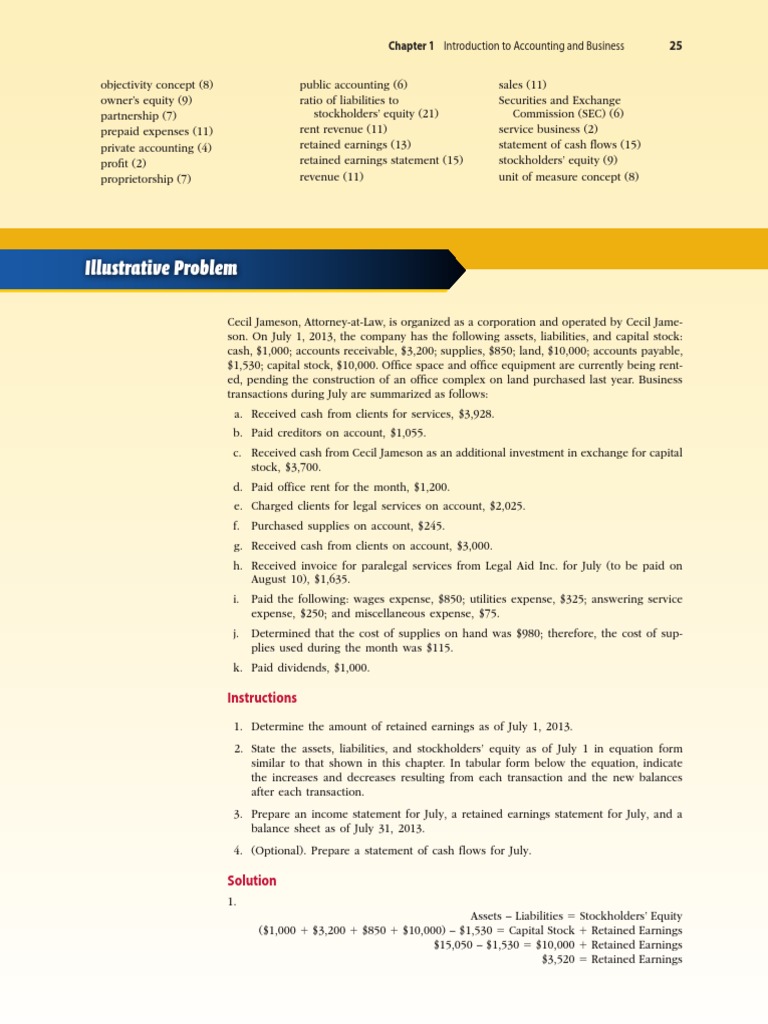 Financial and Managerial Accounting PDF | PDF | Retained Earnings ...