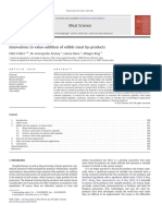 Innovations in Value-Addition of Edible Meat By-Products