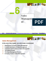 Sales Manageme NT: Marketing Management