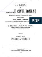 Corpus Iuris Civile - Tomo 1 - Completo
