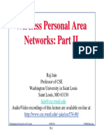 Wireless Personal Area Networks: Part II