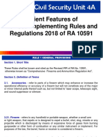 IRR 2018 of RA 10591