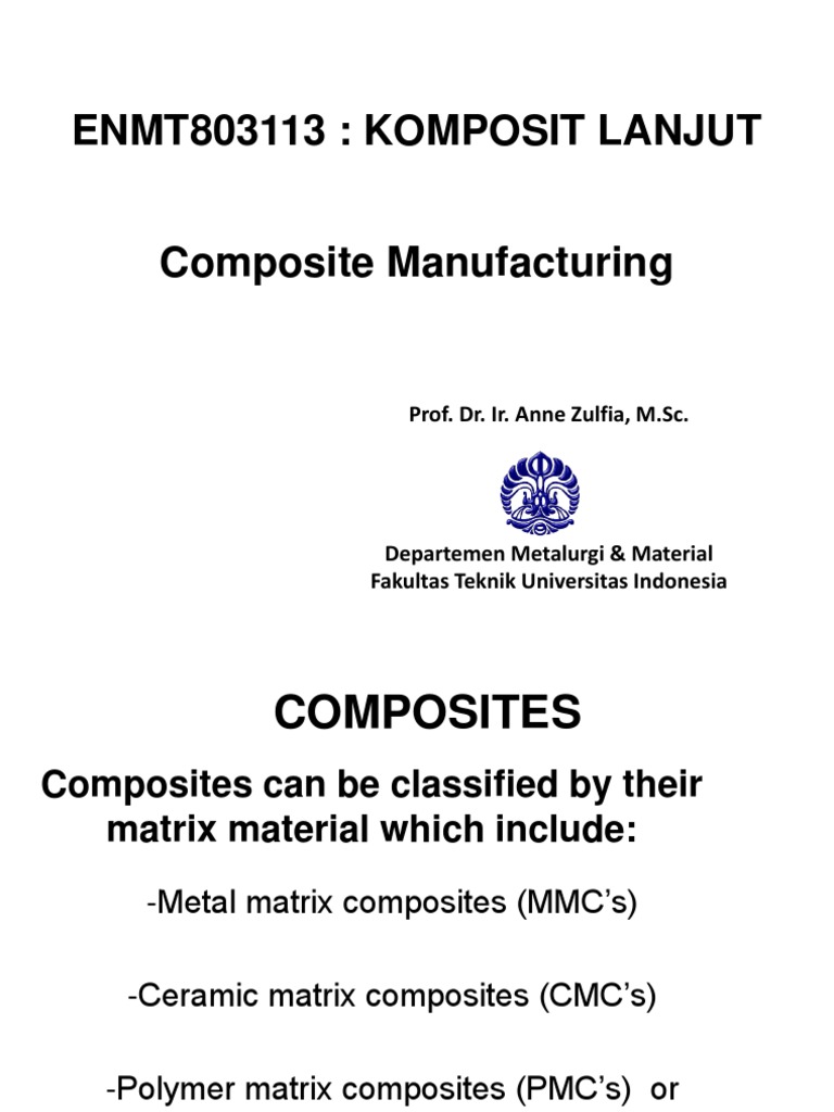 Manufacturing Composites | PDF | Composite Material | Ceramics