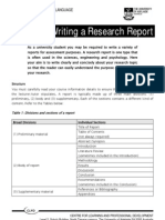 Writing A Research Report: Learning Guide