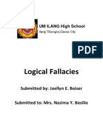 Logical Fallacies (Ajoy)