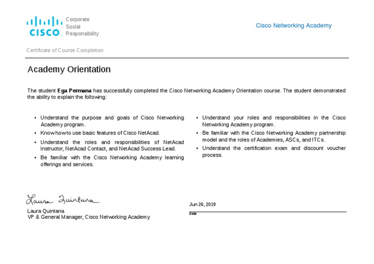 cisco netacad certificate