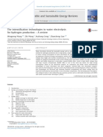 Technologies To Water Electrolysis For Hydrogen Production - A Review - Good PDF