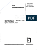 Covenin 3476-1.999 Formato Y Plegado De Dibujos Y Planos. Caracas.pdf