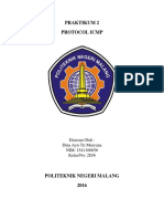 Praktikum 2 Protocol Icmp: Disusun Oleh: Dina Ayu Tri Maryana NIM: 1541160056 Kelas/No: 2D/6