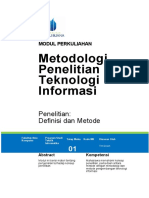 Metodologi Penelitian TI TI PDF