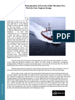 Root Cause Determination of Excessive Hull Vibration On A First-In-Class Tugboat Design
