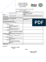 Republic of The Philippines Department of Education Region Iv-A Calabarzon Division of Quezon District of Dolores