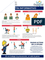 Boletín Semanal N°6 - Seccion de Salud Ocupacional - Pausas Activas