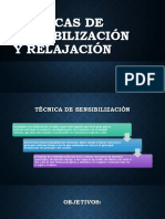 Técnicas de Sensibilización y Relajación