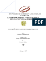 La posesión y las acciones posesorias. Los interdictos.docx