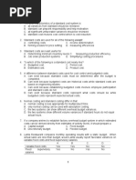 Standard Costs and Variance Analysis MCQs by Hilario Tan