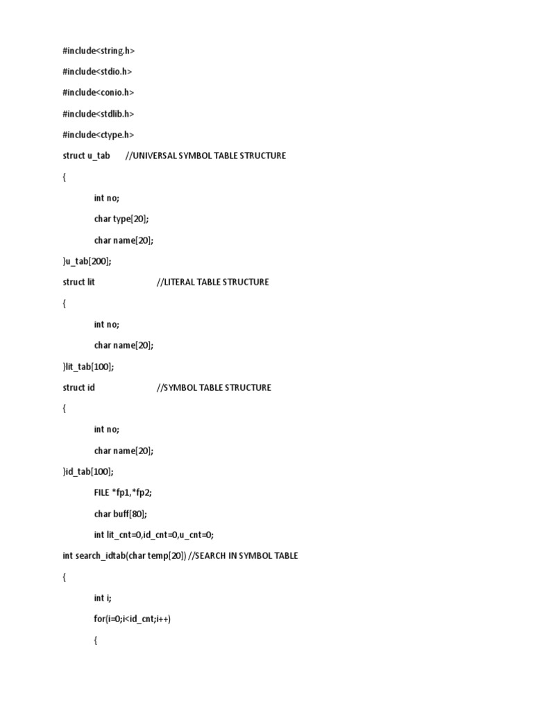 Lexical Analyzer in C Programming | PDF | Object Oriented Programming ...